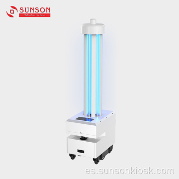 Lámpara de luz ultravioleta Anti-bacterias Anti-virus Robot antimicrobiano